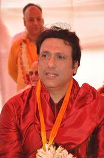 Hema Malini & Govinda at the inauguration of Jagannath Yatra celebrations