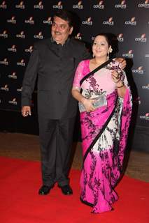 Raza Murad with wife at the 4th anniversary party of COLORS Channel