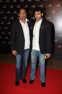 Kiran Kumar with son Vikas Kumar at the 4th anniversary party of COLORS Channel