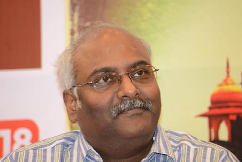 Music director M.M. Keeravani at the promotional event of the film Special 26 in Hyderabad on Feb 4.