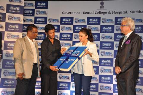 Madhuri Dixit At Oral-b Dental Camp