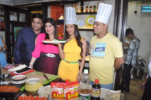 Shafe Rakhee vaswani launch Palate Culinary Studio with Malika Arora Khan