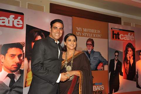 Akshay Kumar and Vidya Balan at Hindustan Times Style Awards