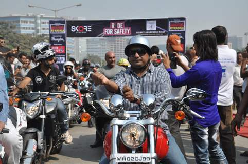 Film ShootOut Wadala Promotion at Safety Drive & 600 bikers Rally