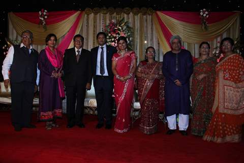 Wedding reception of Veteran actor Aanjjan Srivastav’s son Abhishek Srivastav