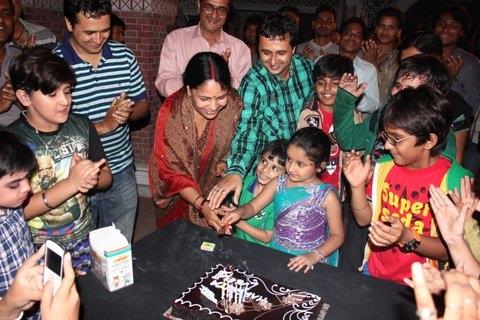 Team of Veera celebrating Veera's birthday