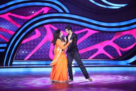 Suhasi Dhami and Jaysheel Dhami during their performance on Nach Baliye 5