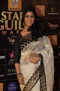 Sakshi Tanwar at Renault Star Guild Awards 2013