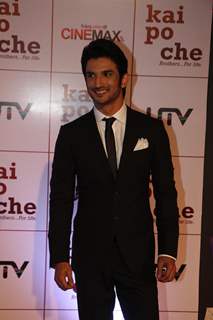 Sushant Singh Rajput at Film Kai Po Che Premiere