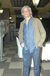 Sudhir Mishra at Shashi Ranjan & Rumi Jaffrey's Mushaira event