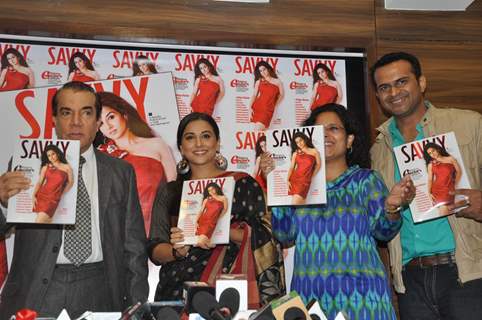 Unveiling of Savvy Cover With Vidya Balan