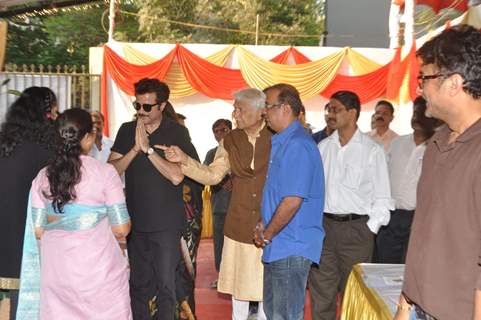 Anil Kapoor & Ajinkya deo together spotted at a social cause