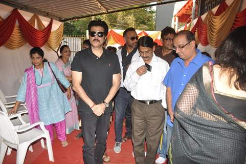 Anil Kapoor & Ajinkya deo together spotted at a social cause