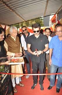 Anil Kapoor & Ajinkya deo together spotted at a social cause