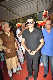 Anil Kapoor & Ajinkya deo together spotted at a social cause