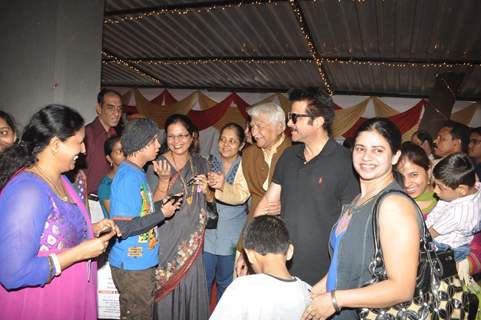 Anil Kapoor & Ajinkya deo together spotted at a social cause