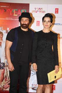 Sunny Deol and Kangana Ranaut at film I LOVE NY theatrical trailer launch