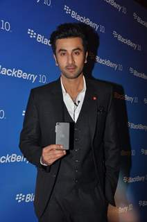 Ranbir Kapoor at the launch of BlackBerry Z10 in India