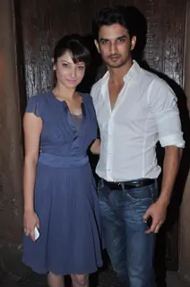 Ankita Lokhande and Sushant Singh Rajput at Success bash of 'Kai Po Che!'
