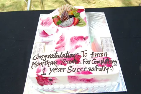 Amrit Manthan celebrates their completion of 1 year
