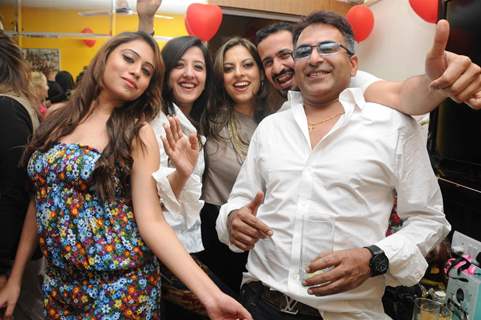 Priya Patel, Amy Billimoria with Preety Bhalla, Harmeet and Deepu Paul at her birthday bash.