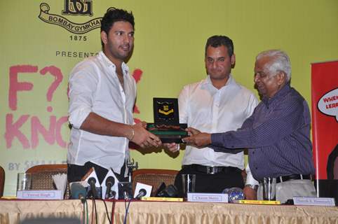 Yuvraj Singh unveils Shailendra Singh's book 'F@k Knows'