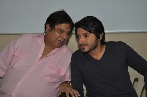 David Dhawan and Divyendu Sharma at Film Chashme Baddoor Promotion on Meethi Bai College