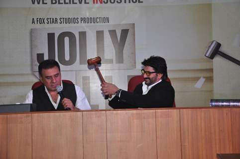 Film Jolly Llb Promotion at Law Collage Bandra