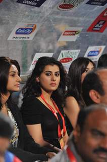 Celebrity Cricket League 2013 (CCL) Finals between Karnataka Bulldozers vs Telugu Warriors at the Chinnaswamy Stadium in Bengaluru