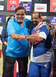 Celebrity Cricket League 2013 (CCL) Finals between Karnataka Bulldozers vs Telugu Warriors at the Chinnaswamy Stadium in Bengaluru