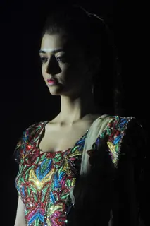 Tia Bajpai walks the ramp for Bobby Khanduja's show