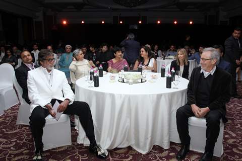 Steven Spielberg in a conversation with Amitabh Bachchan