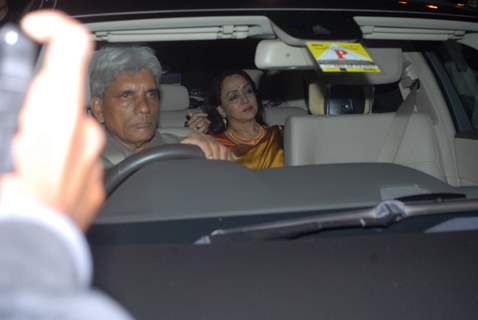 Hema Malini attend Ambani's bash for Steven Spielberg