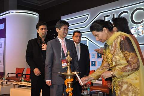 Kareena at the inauguration of FICCI Frames 2013