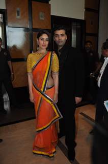 Karan Johar and Kareena Kapoor at the inauguration of FICCI Frames 2013