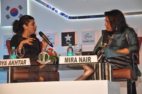 Zoya Akhtar and Mira Nair at FICCI Frames 2013