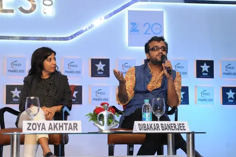 Zoya Akhtar and Dibankar Banerjee at FICCI Frames 2013