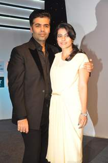 Karan Johar and Kajol Devgn at FICCI Frames 2013