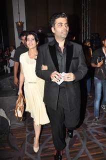 Karan Johar and Kajol Devgn at FICCI Frames 2013