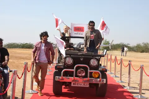 Arhaan Behll and Vidyut Jamwal at Channel BIG RTL Thrill launch