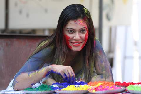 Festival of colours Holi for save Water campaign and safe Holi