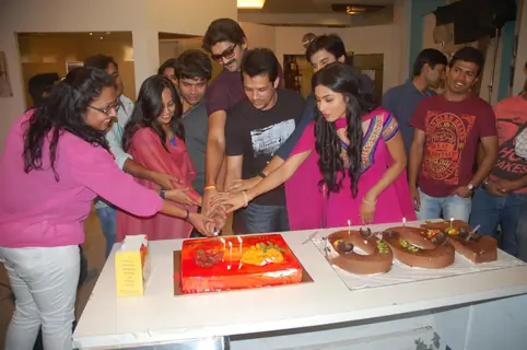100 episodes cake cutting in Junoon