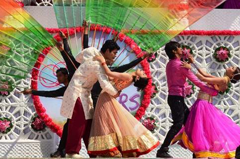 Shiv and Anandi at Holi Ka Jashan, Rang De Colors Ke Sang