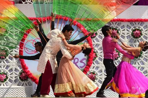Shiv and Anandi at Holi Ka Jashan, Rang De Colors Ke Sang