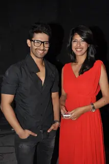 Ravi Dubey with Aishwarya Sakhuja at Nach Baliye Shriman & Shrimati