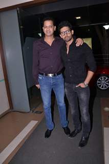 Rahul Mahajan and Ravi Dubey at Mahhi Vij's Birthday Celebration