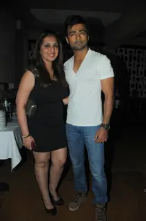 Munisha Khatwani and Manish at Designer Rohhit Verma's surprise Birthday party for Swati Loomba