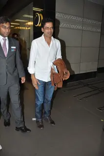 Manoj Bajpai at Airpot Going to Toifa Awards