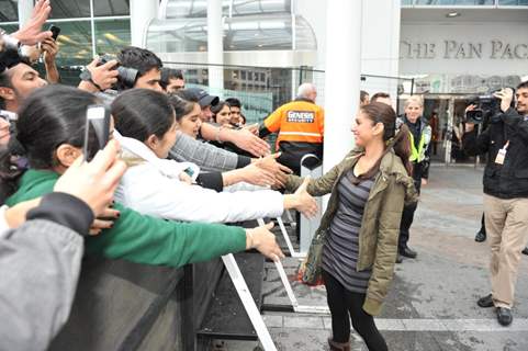 Aditi Rao Hydari arrive in Vancouver for TOIFA