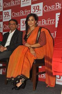 Vidya Balan unveils Cine Blitz magazine